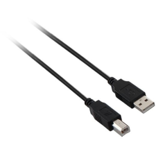 V7 USB 2.0 A-B kábel 3m - Fekete (V7E2USB2AB-03M) kábel és adapter