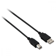 V7 USB A - USB B Kábel V7 V7E2USB2AB-05M Fekete 5 m kábel és adapter