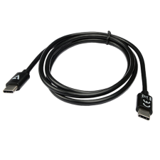 V7 USB-C apa - USB-C apa Adat és töltő kábel - Fekete (1m) kábel és adapter