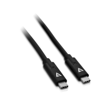 V7 - USB-C to USB-C Cable 2m Black kábel és adapter