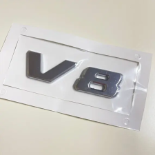  V8 Kiegészítő felirat autó dekoráció