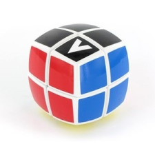 V-Cube 2x2 versenykocka, fehér, lekerekített, matrica nélküli logikai játék