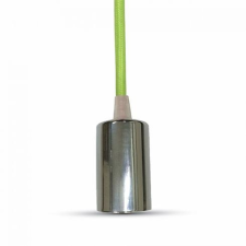 V-tac - 3785 Króm minimal csillár (E27) - zöld vezetékkel világítás