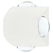 V-tac 4-Sides-R oldalfali LED lámpatest, (4W) természetes fehér, fehér kültéri világítás