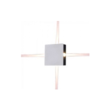 V-tac 4-Sides-S oldalfali LED lámpatest, fehér (4W) meleg fehér világítás
