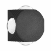 V-tac 4W kültéri fali COB LED lámpa, 4 irányú, fekete házzal, meleg fehér - SKU 10588