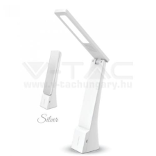 V-tac 4W LED Asztali lámpa Fehér és Ezüst színű - 7098 világítás