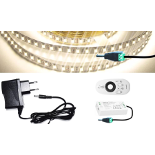 V-tac 5m hosszú 31Wattos, RF 4 zónás FUT007 távirányítós, vezérlős, adapteres középfehér LED szalag (600db 2835 SMD LED) világítás
