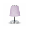 V-tac 5W LED króm asztali lámpa lila búrával, természetes fehér - SKU 8501