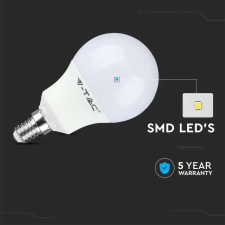 V-tac A60 8.5W E14 meleg fehér LED égő - SKU 21114 izzó