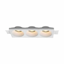 V-TAC beépíthető 3xGU10 LED gipsz spotlámpa keret, hármas keret - SKU 6765 világítás