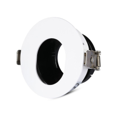 V-tac beépíthető GU10 LED spot lámpa keret, fehér - 3161 világítás