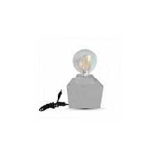 V-tac Cemento beton talpú asztali lámpa (E27) szürke világítás