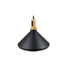 V-tac Cone vintage csillár M (E27) - fekete színű ernyő világítás