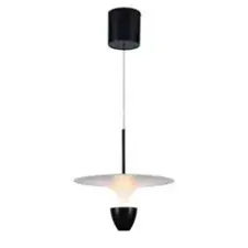 V-tac Design LED függeszték (9W), fekete-fehér színű - meleg fehér világítás