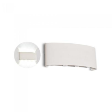 V-tac Design oldalfali LED lámpatest, 8W, fehér, meleg fehér kültéri világítás