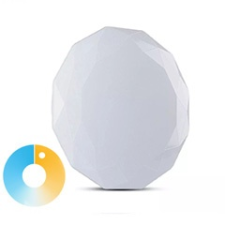 V-tac Diamond Design CCT mennyezeti LED lámpa (40W) távirányítóval, fehér világítás