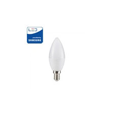 V-tac E14 LED lámpa (5.5W/200°) Gyertya - meleg fehér, PRO Samsung izzó