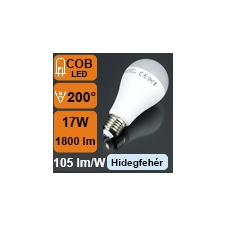 V-tac E27 LED lámpa (17W/200°) Körte - hideg fehér izzó