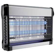 V-tac Elektromos rovarcsapda, UV fénycsővel (2x10W) slim, fekete-ezüst világítás