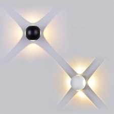 V-tac Gömb oldalfali LED lámpatest, 4W, Fehér, meleg fehér kültéri világítás