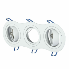 V-tac GU10 LED 3 foglalatos spotlámpa keret, fehér billenthető lámpatest - SKU 3603 világítás