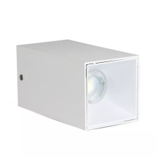 V-tac GU10 LED falon kívüli lámpatest, fehér+fehér - SKU 8583 világítás