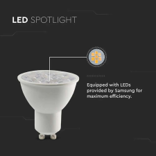 V-tac GU10 LED spot égő 6W természetes fehér 10° - SKU 2120027 izzó