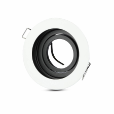 V-tac GU10 LED spotlámpa keret, fehér billenthető lámpatest - SKU 3595 világítás