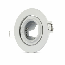 V-tac GU10 LED spotlámpa keret, fehér billenthető lámpatest - SKU 3689 világítás