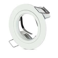 V-tac GU10 LED spotlámpa keret, fehér fix lámpatest - SKU 3642 világítási kellék