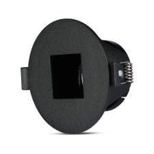 V-tac GU10 LED spotlámpa keret, fekete billenthető lámpatest - SKU 8598 világítási kellék