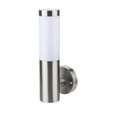 V-tac Inox Steel oldalfali lámpatest, E27, rozsdamentes acél világítás
