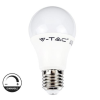 V-tac LED lámpa E27 (9W/200°) Körte Smart , hideg fehér kapcsolóval dimmelhető