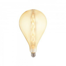V-tac LED lámpa , égő , Edison izzószálas hatás , körte , E27 foglalat , G165 , 8 Watt , 300°... világítás