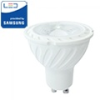 V-tac LED lámpa GU10 (6.5Watt/110°) PRO - meleg fehér, Samsung