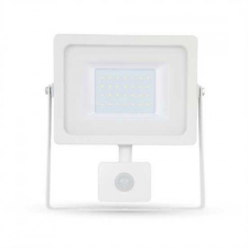 V-tac LED reflektor , 50 Watt , Ultra Slim , SMD , mozgásérzékelős , természetes fehér , fehér... biztonságtechnikai eszköz