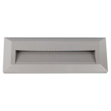 V-tac Lépcsővilágító StepLight-Q LED lámpa 3W - téglalap - szürke - természetes fehér világítás