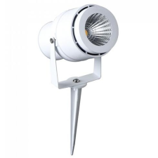 V-tac Leszúrható LED reflektorlámpa 12W - Zöld fényű - fehér kültéri világítás