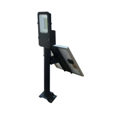 V-tac Napelemes Utcai LED Lámpa - 50W - Hideg Fehér kültéri világítás
