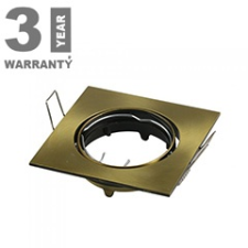 V-tac - Olcsó slim design spot lámpatest (négyzet), billenthető, arany világítás