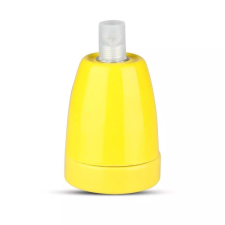 V-tac porcelán E27 foglalat - sárga - 3801 világítás