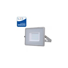 V-tac PRO LED reflektor (30W/100°) Meleg fehér - szürke kültéri világítás