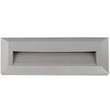 V-tac StepLight-Q LED lépcsővilágító - téglalap, szürke (3W) természetes fehér, bemutatótermi darab világítás