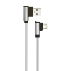 V-tac szürke, USB - Micro USB 1m hálózati kábel - SKU 8636