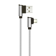 V-tac szürke, USB - Micro USB 1m hálózati kábel - SKU 8636 kábel és adapter
