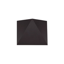 V-tac Triangles oldalfali dekor lámpatest - fekete (5W) természetes fehér kültéri világítás