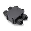 V-tac vízálló 4-es kötődoboz IP68 védelemmel fekete - SKU 5982