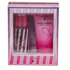 V.V.LOVE Ajándékszett Royal Sweety testápoló 75ml + testpermet 85ml kozmetikai ajándékcsomag