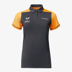 VA Enterprise McLaren Női Galléros Póló, Team, Szürke, 2022